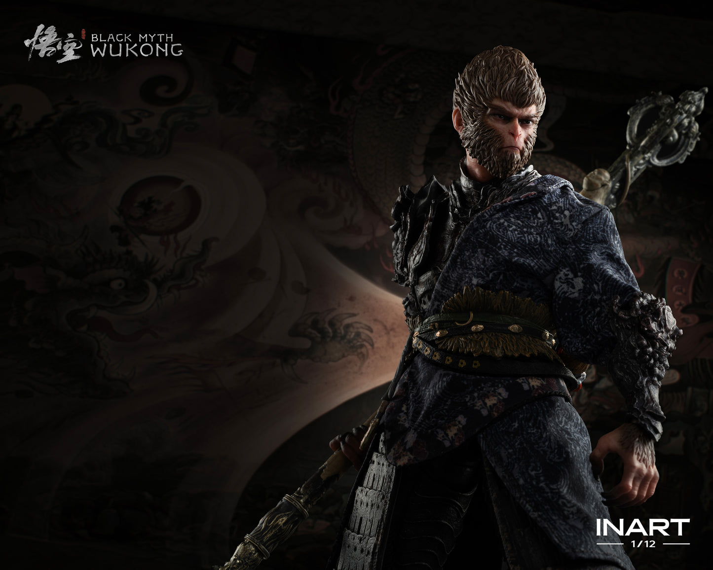 PRE-ORDER INART Black Myth: Wukong 1/12 Scale Action Figure - The Destined One in the Bronze Armor Set