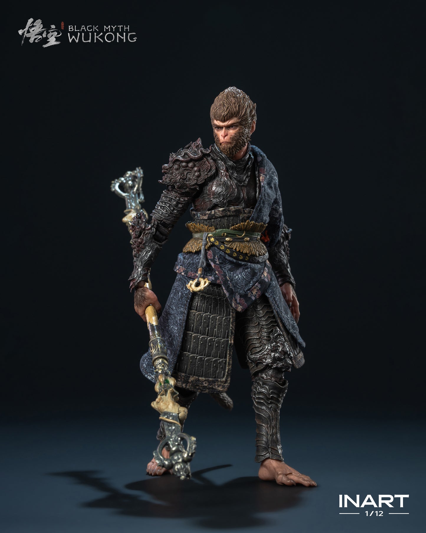 PRE-ORDER INART Black Myth: Wukong 1/12 Scale Action Figure - The Destined One in the Bronze Armor Set