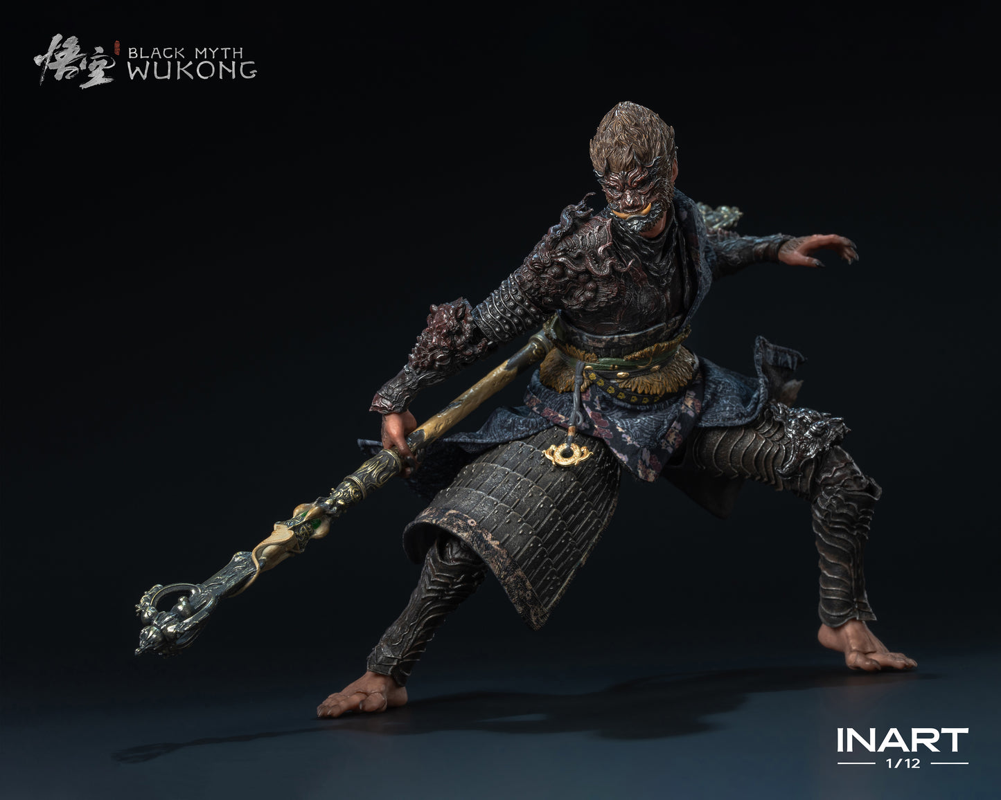 PRE-ORDER INART Black Myth: Wukong 1/12 Scale Action Figure - The Destined One in the Bronze Armor Set