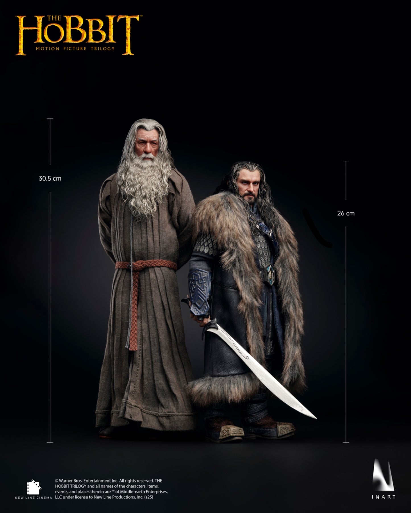 PRE-ORDER INART The Hobbit: An Unexpected Journey - Thorin Oakenshield 1/6 Collectible Figure