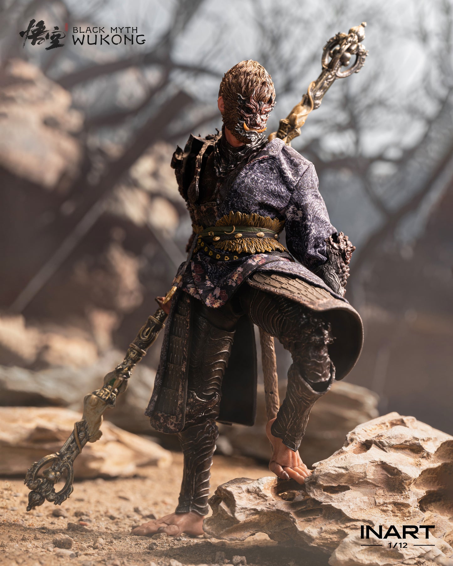 PRE-ORDER INART Black Myth: Wukong 1/12 Scale Action Figure - The Destined One in the Bronze Armor Set