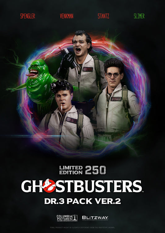 PRE-ORDER BLITZWAY Ghostbusters Dr.3 Pack ver.2 1/6 Scale Action Figure