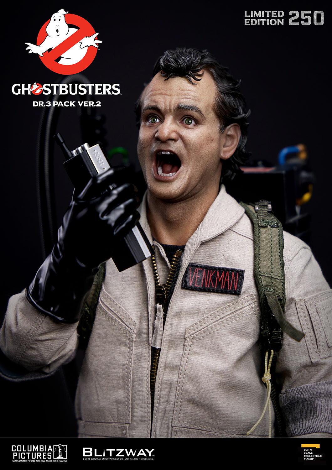 PRE-ORDER BLITZWAY Ghostbusters Dr.3 Pack ver.2 1/6 Scale Action Figure