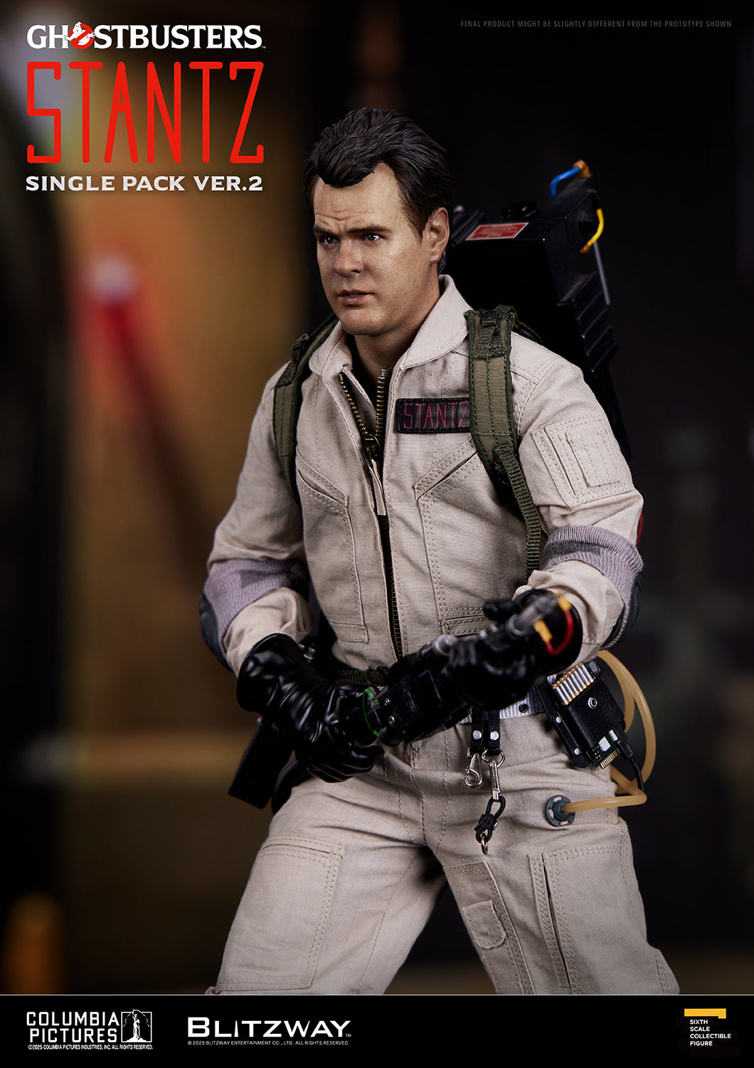 PRE-ORDER BLITZWAY Ghostbusters Dr. Raymond Stantz Single Pack ver.2 1/6 Scale Action Figure