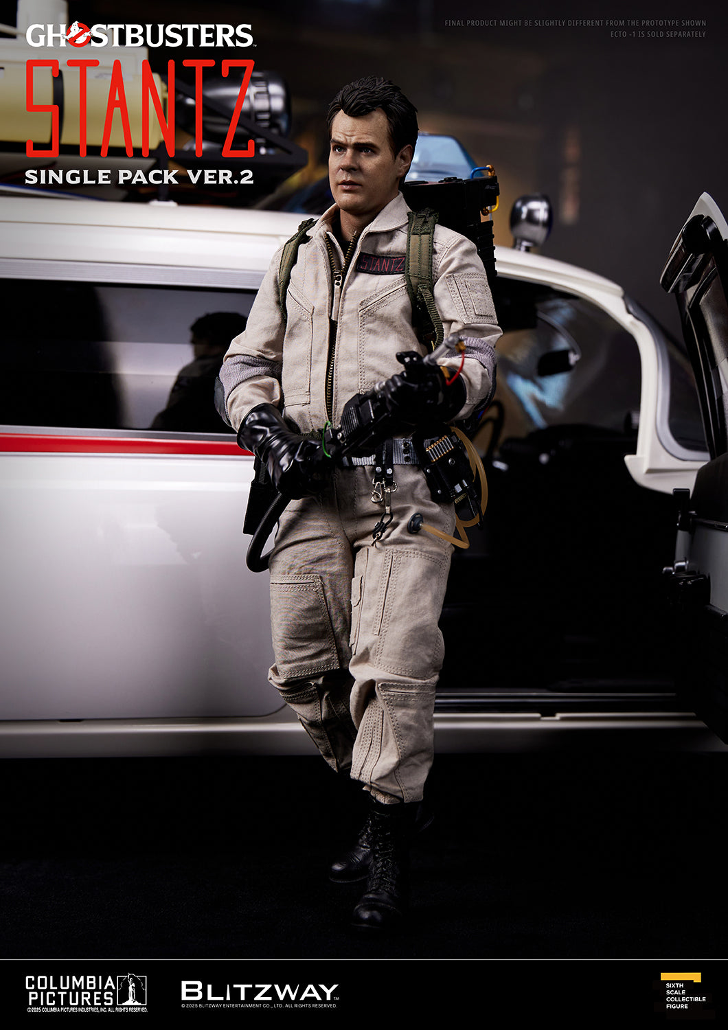 PRE-ORDER BLITZWAY Ghostbusters Dr. Raymond Stantz Single Pack ver.2 1/6 Scale Action Figure