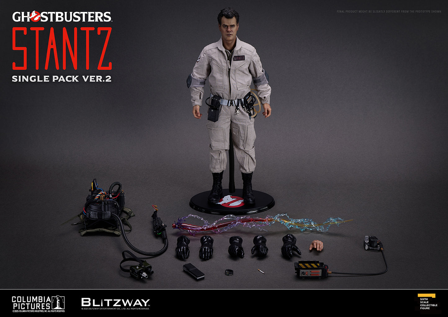 PRE-ORDER BLITZWAY Ghostbusters Dr. Raymond Stantz Single Pack ver.2 1/6 Scale Action Figure