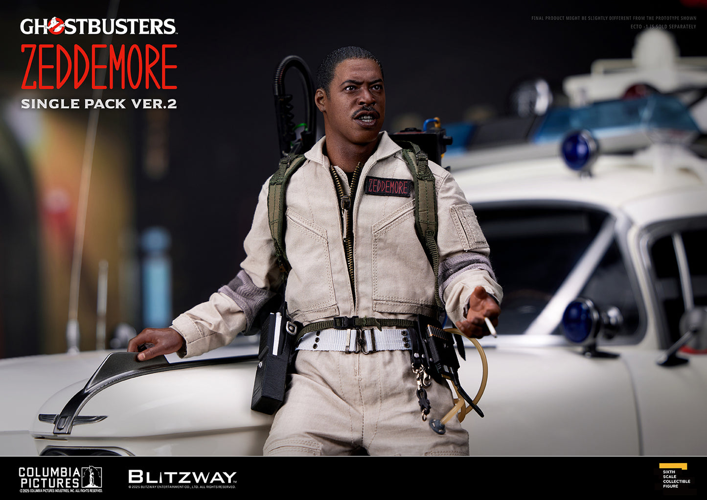 PRE-ORDER BLITZWAY Ghostbusters Winston Zeddemore Single Pack ver.2 1/6 Scale Action Figure