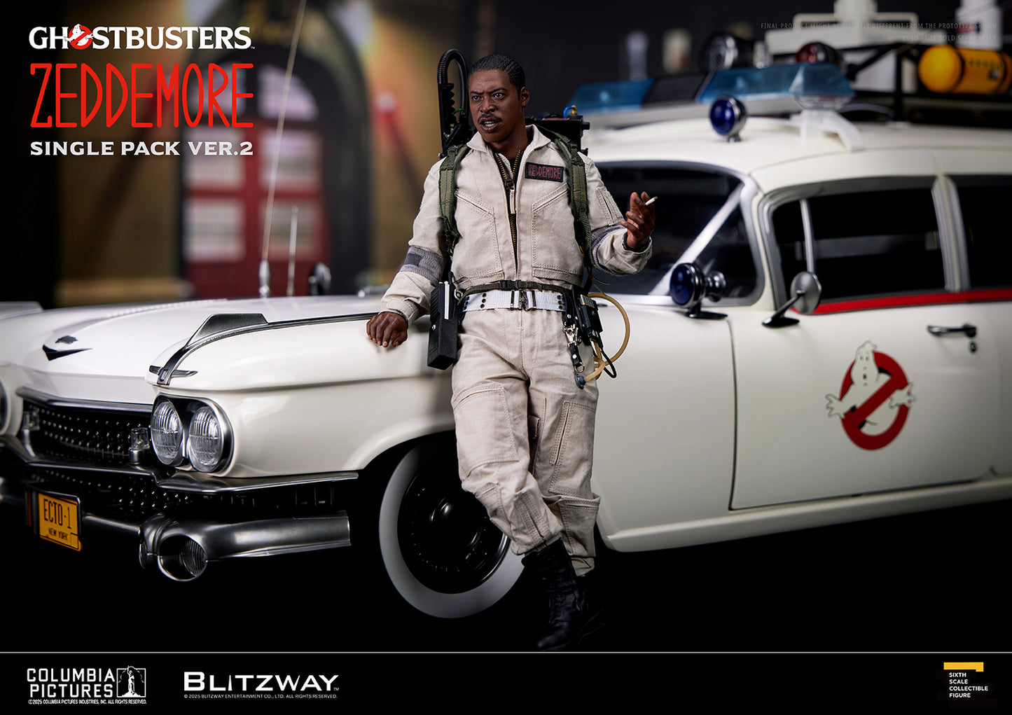 PRE-ORDER BLITZWAY Ghostbusters Winston Zeddemore Single Pack ver.2 1/6 Scale Action Figure
