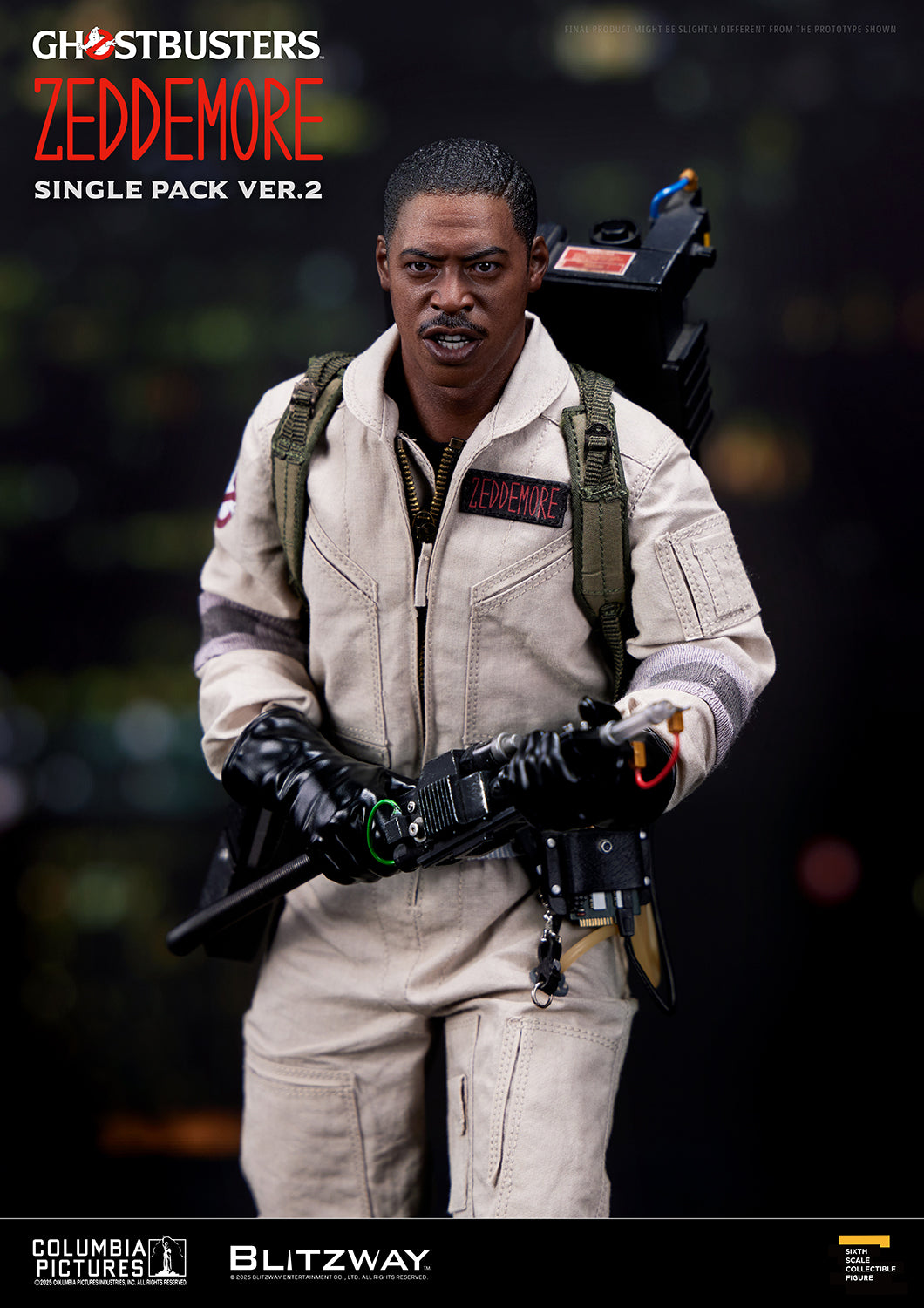 PRE-ORDER BLITZWAY Ghostbusters Winston Zeddemore Single Pack ver.2 1/6 Scale Action Figure
