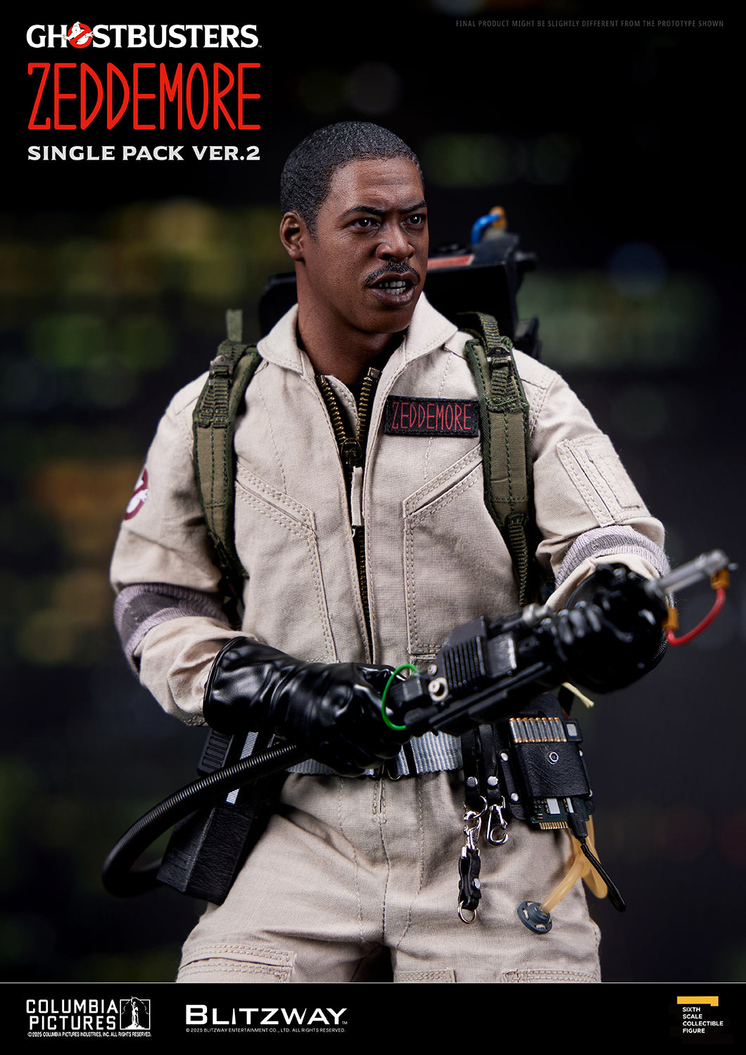 PRE-ORDER BLITZWAY Ghostbusters Winston Zeddemore Single Pack ver.2 1/6 Scale Action Figure
