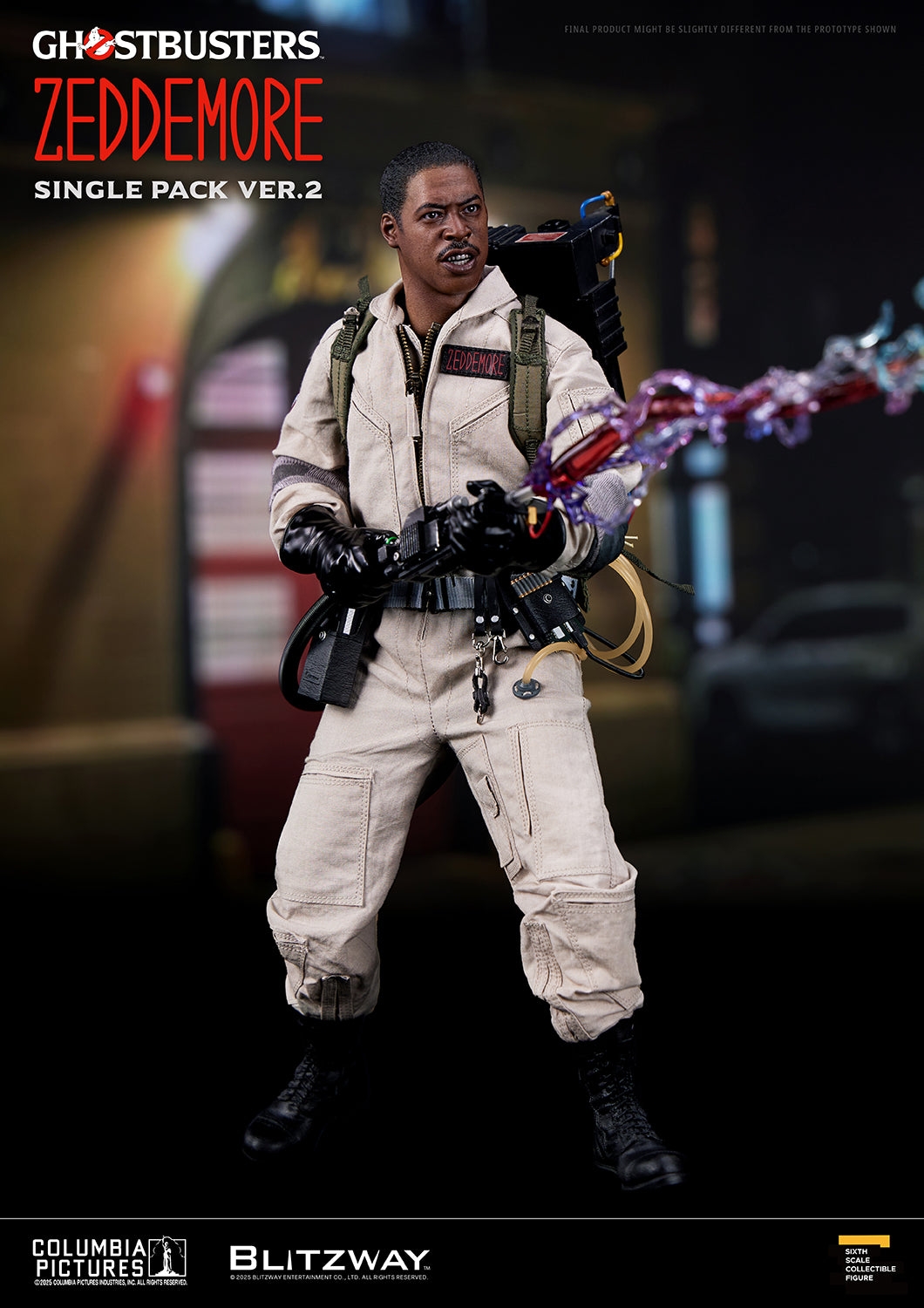PRE-ORDER BLITZWAY Ghostbusters Winston Zeddemore Single Pack ver.2 1/6 Scale Action Figure