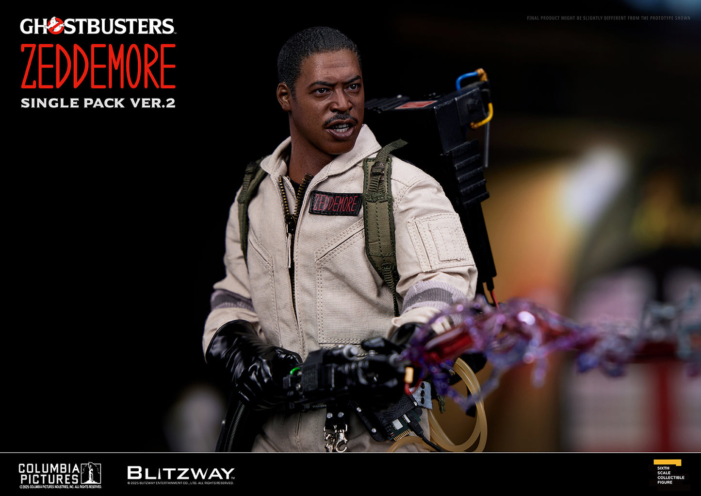 PRE-ORDER BLITZWAY Ghostbusters Winston Zeddemore Single Pack ver.2 1/6 Scale Action Figure