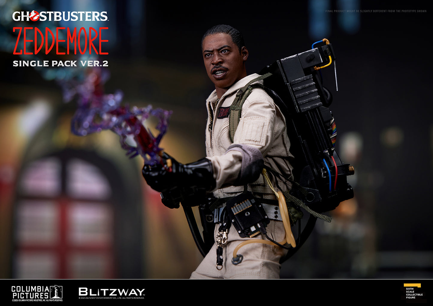 PRE-ORDER BLITZWAY Ghostbusters Winston Zeddemore Single Pack ver.2 1/6 Scale Action Figure