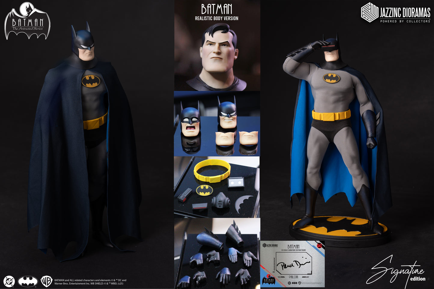 PRE-ORDER Batman: The Animated Series (BTAS) 1/6 Scale Figure – SIGNATURE EDITION -Realistic body version