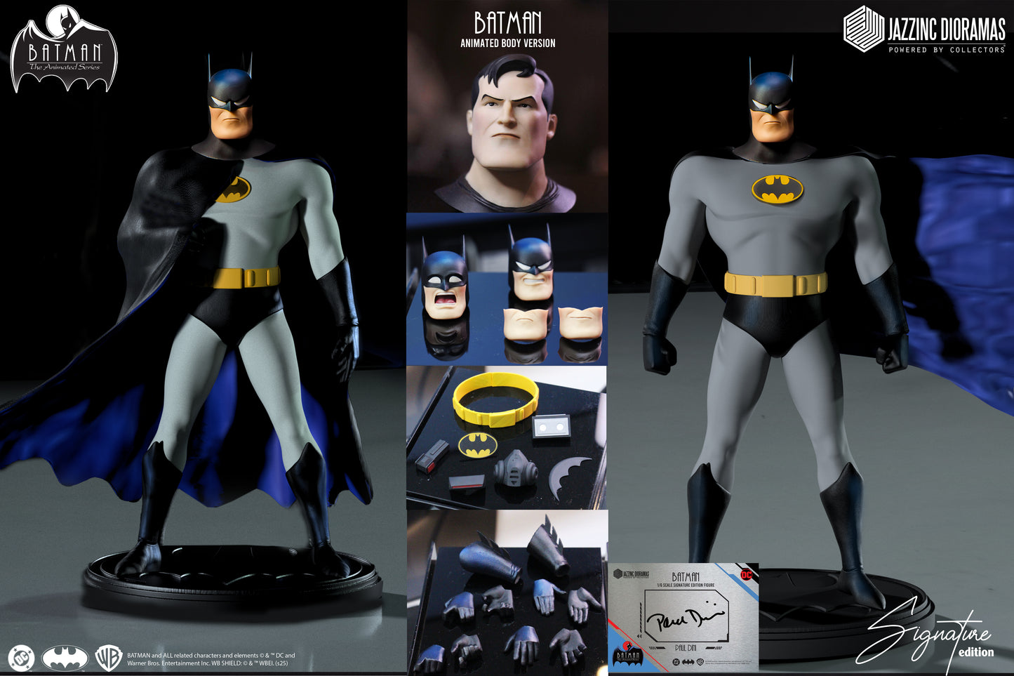 PRE-ORDER Batman: The Animated Series (BTAS) 1/6 Scale Figure – SIGNATURE EDITION -Animated body version