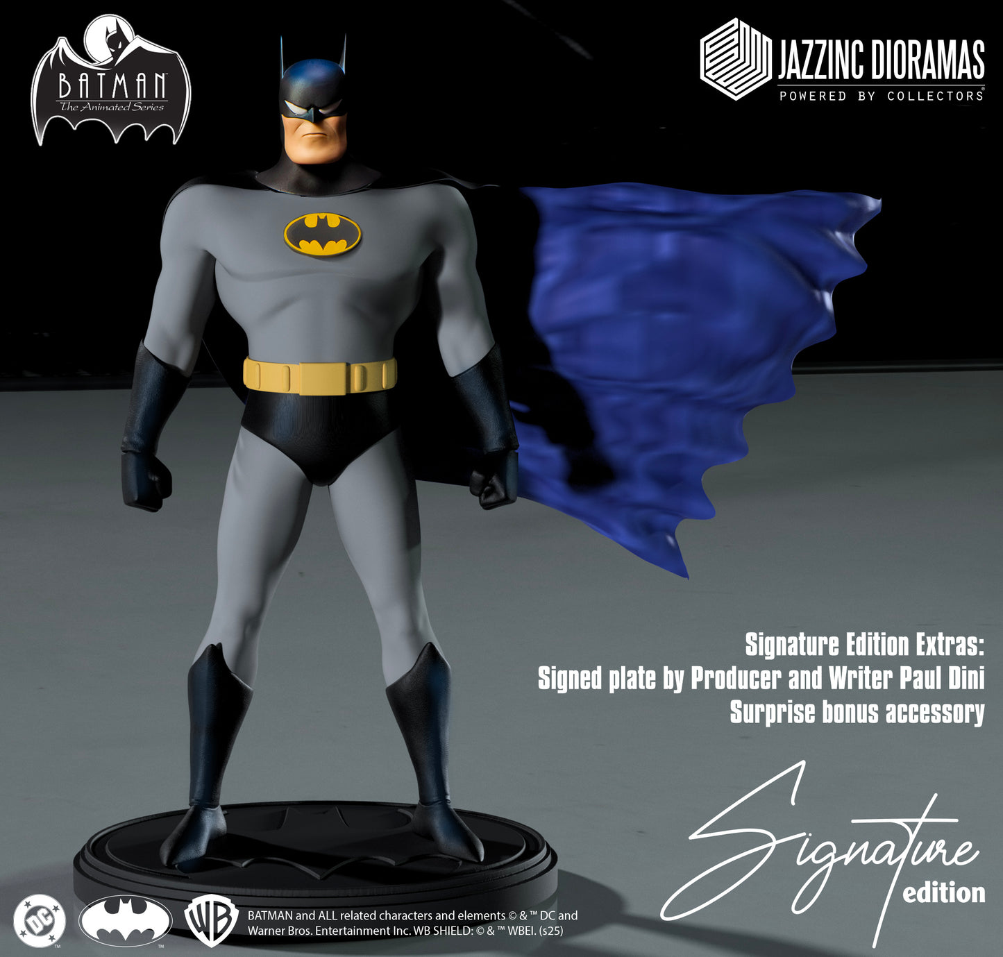PRE-ORDER Batman: The Animated Series (BTAS) 1/6 Scale Figure – SIGNATURE EDITION -Animated body version