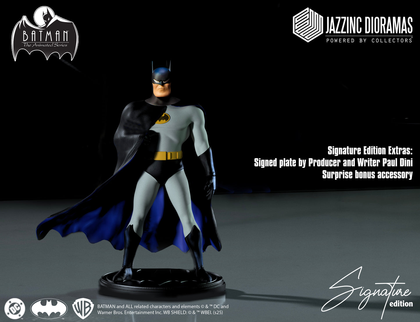 PRE-ORDER Batman: The Animated Series (BTAS) 1/6 Scale Figure – SIGNATURE EDITION -Animated body version