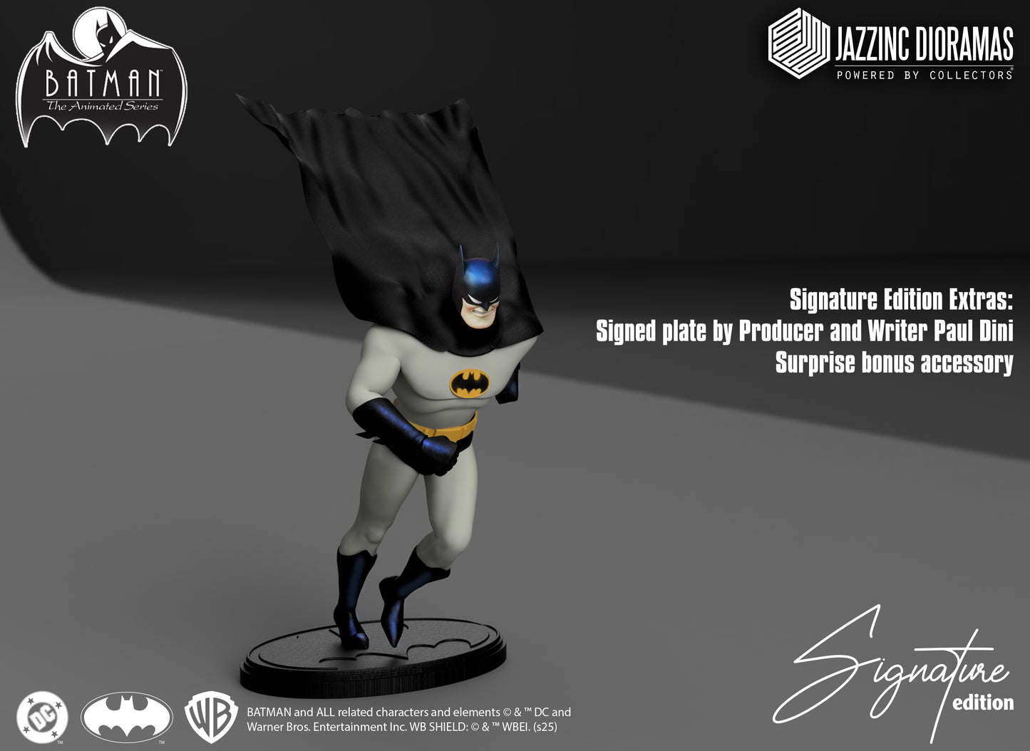 PRE-ORDER Batman: The Animated Series (BTAS) 1/6 Scale Figure – SIGNATURE EDITION -Animated body version