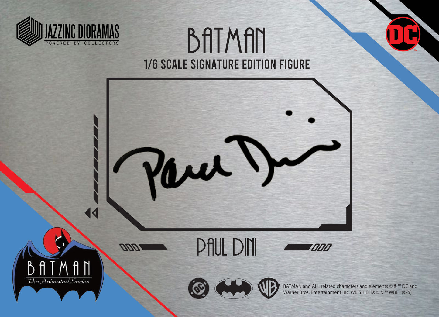 PRE-ORDER Batman: The Animated Series (BTAS) 1/6 Scale Figure – SIGNATURE EDITION -Animated body version