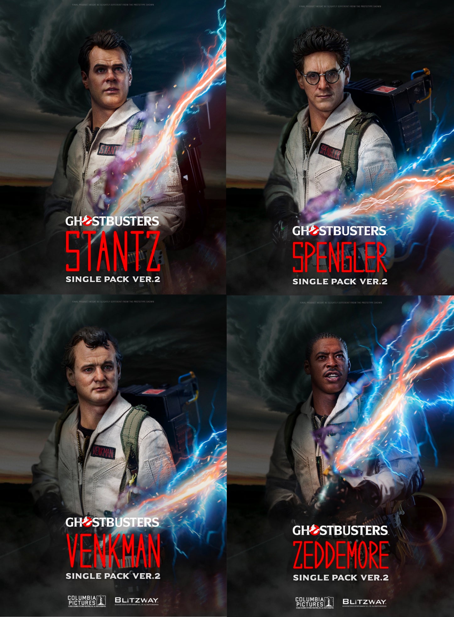 PRE-ORDER BLITZWAY BUNDLE Ghostbusters Single Pack Ver. 2 1/6 Collectible Figure