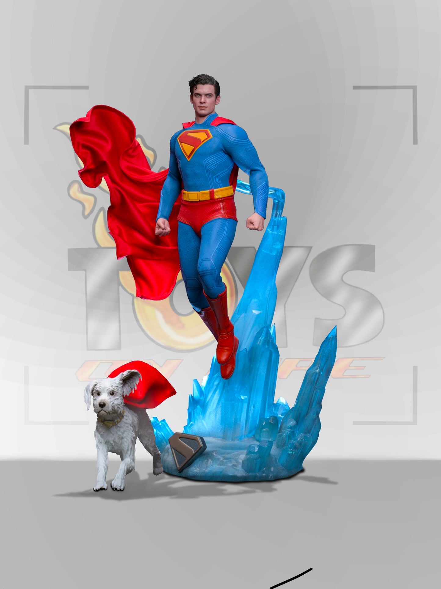 PRE-ORDER HOT TOYS MMS812 SUPERMAN & KRYPTO 1/6TH SCALE COLLECTIBLE SET