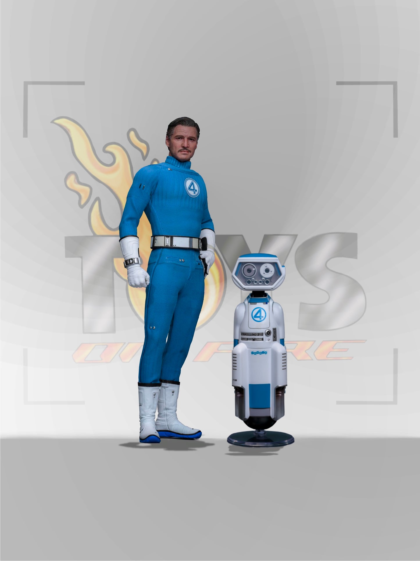 PRE-ORDER HOT TOYS MMS822B THE FANTASTIC FOUR: FIRST STEPS MISTER FANTASTIC AND H.E.R.B.I.E. 1/6TH SCALE COLLECTIBLE SET (SPECIAL EDITION)