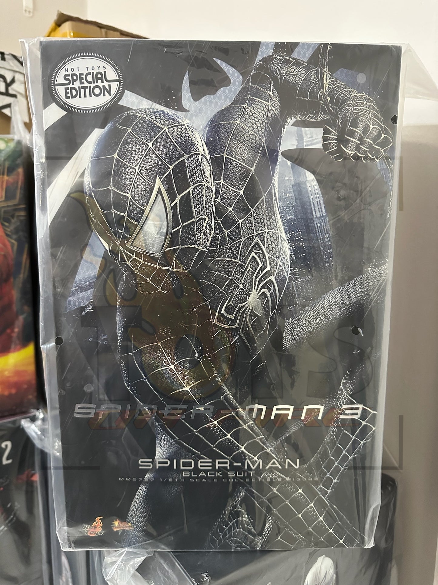 HOT TOYS MMS727 SPIDER-MAN 3 SPIDER-MAN (BLACK SUIT) 1/6TH SCALE COLLECTIBLE FIGURE (SPECIAL EDITION)