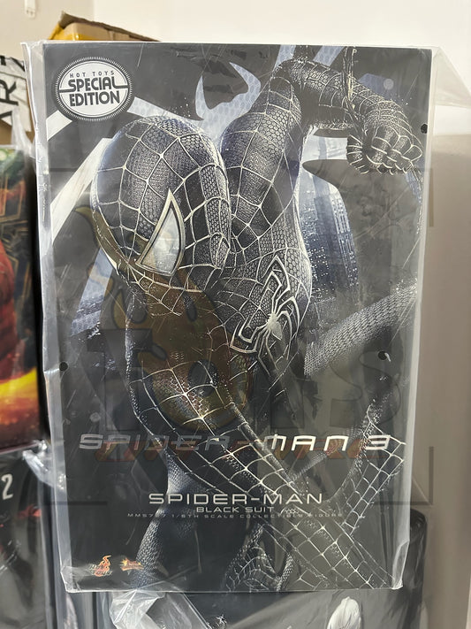 READY🔥 HOT TOYS MMS727 SPIDER-MAN 3 SPIDER-MAN (BLACK SUIT) 1/6TH SCALE COLLECTIBLE FIGURE (SPECIAL EDITION)