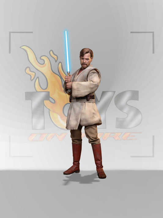 PRE-ORDER HOT TOYS MMS843 STAR WARS: REVENGE OF THE SITH OBI-WAN KENOBI (MUSTAFAR) 1/6TH SCALE COLLECTIBLE FIGURE