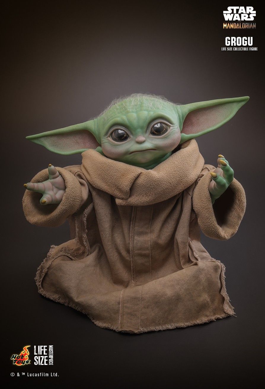 HOT TOYS LMS015 STAR WARS: THE MANDALORIAN GROGU LIFE-SIZE COLLECTIBLE FIGURE