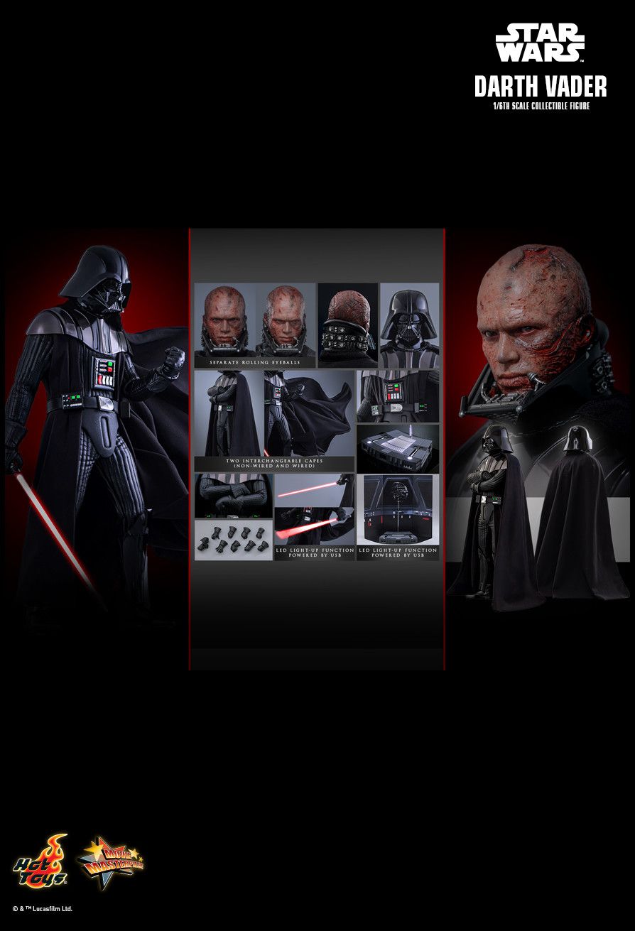 PRE-ORDER HOT TOYS MMS810 STAR WARS: REVENGE OF THE SITH DARTH VADER 1/6TH SCALE COLLECTIBLE FIGURE