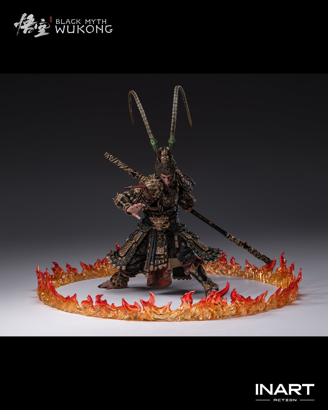PRE-ORDER INART Action MAG G0010 - Black Myth: Wukong 1/12 Action Figure -  Great Sage Armor Set