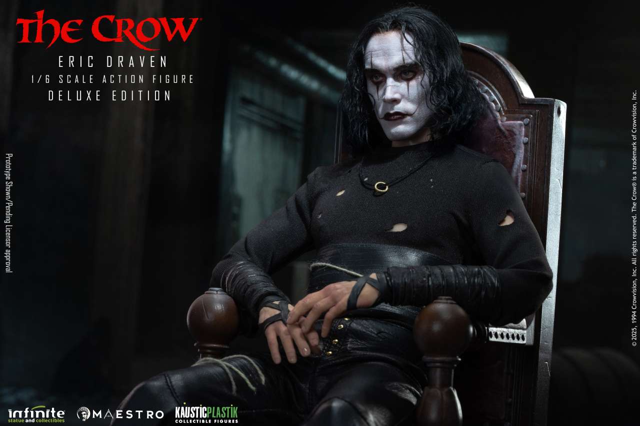 The Crow Eric Draven Brandon Lee Il Corvo Deluxe Set Action MEZCO 5 The Crow Eric Draven Brandon Lee Il Corvo Deluxe Set Action MEZCO 5