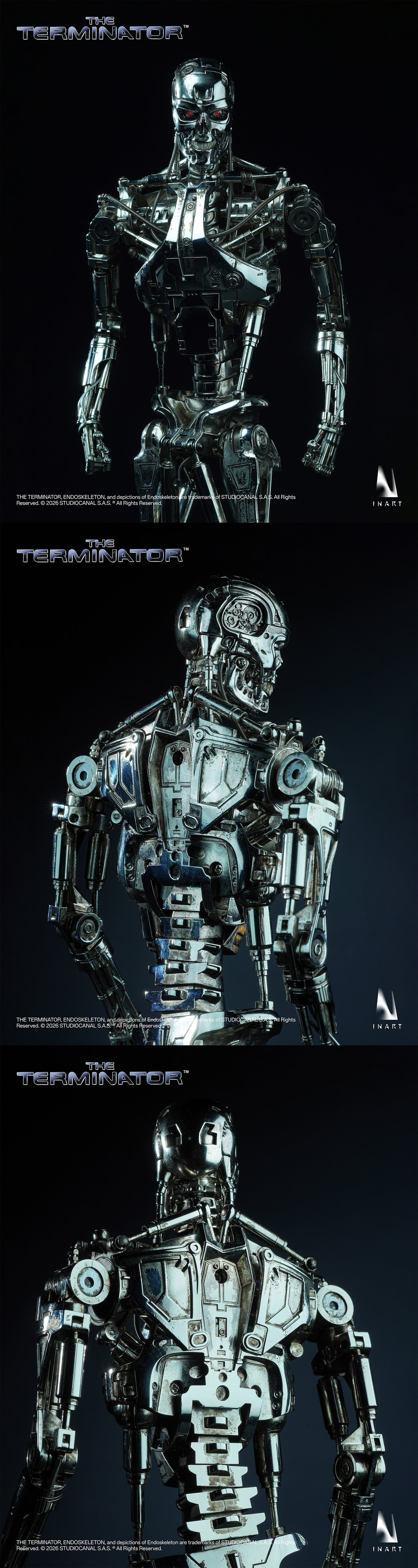 PRE-ORDER INART – The Terminator - T-800 Endoskeleton 1/6 Collectible Figure