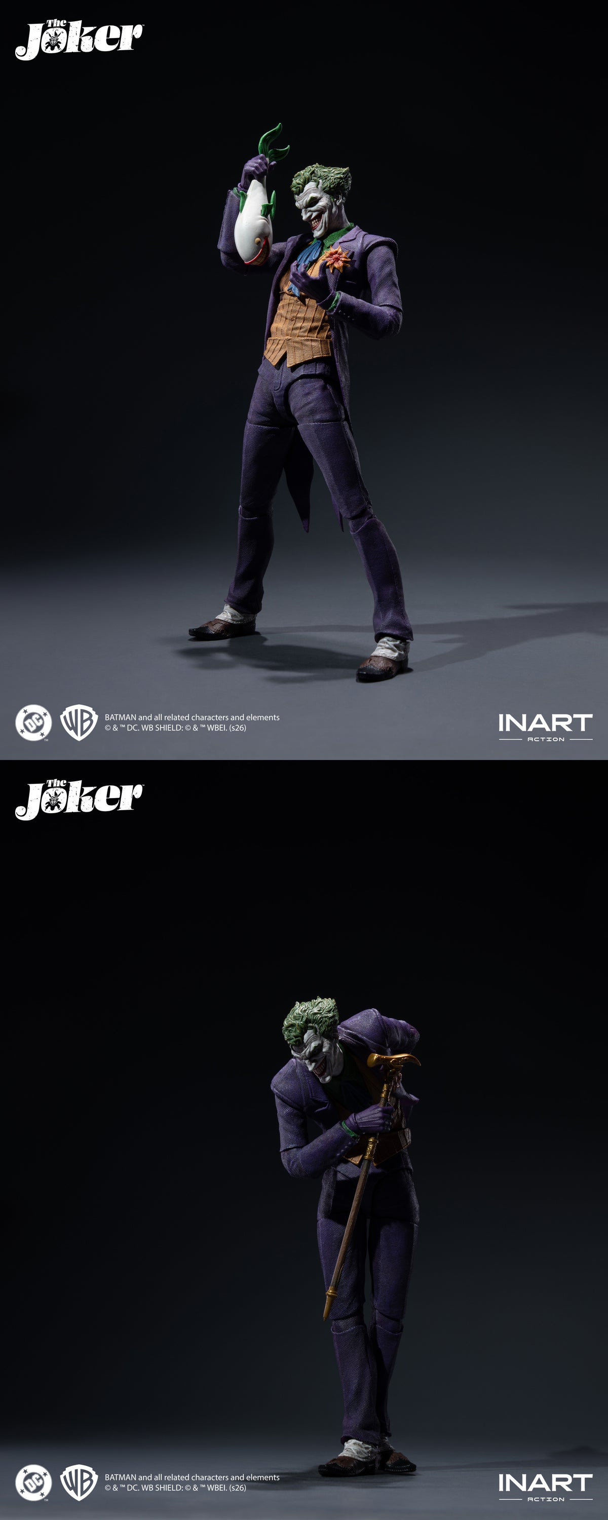 PRE-ORDER INART Action MAG C0005 - The Joker 1/12 Scale Action Figure