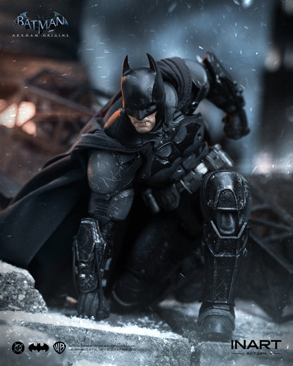PRE-ORDER INART Action– Batman: Arkham Origins –  Batman (Battle Damaged Version) 1/12 Action Figure
