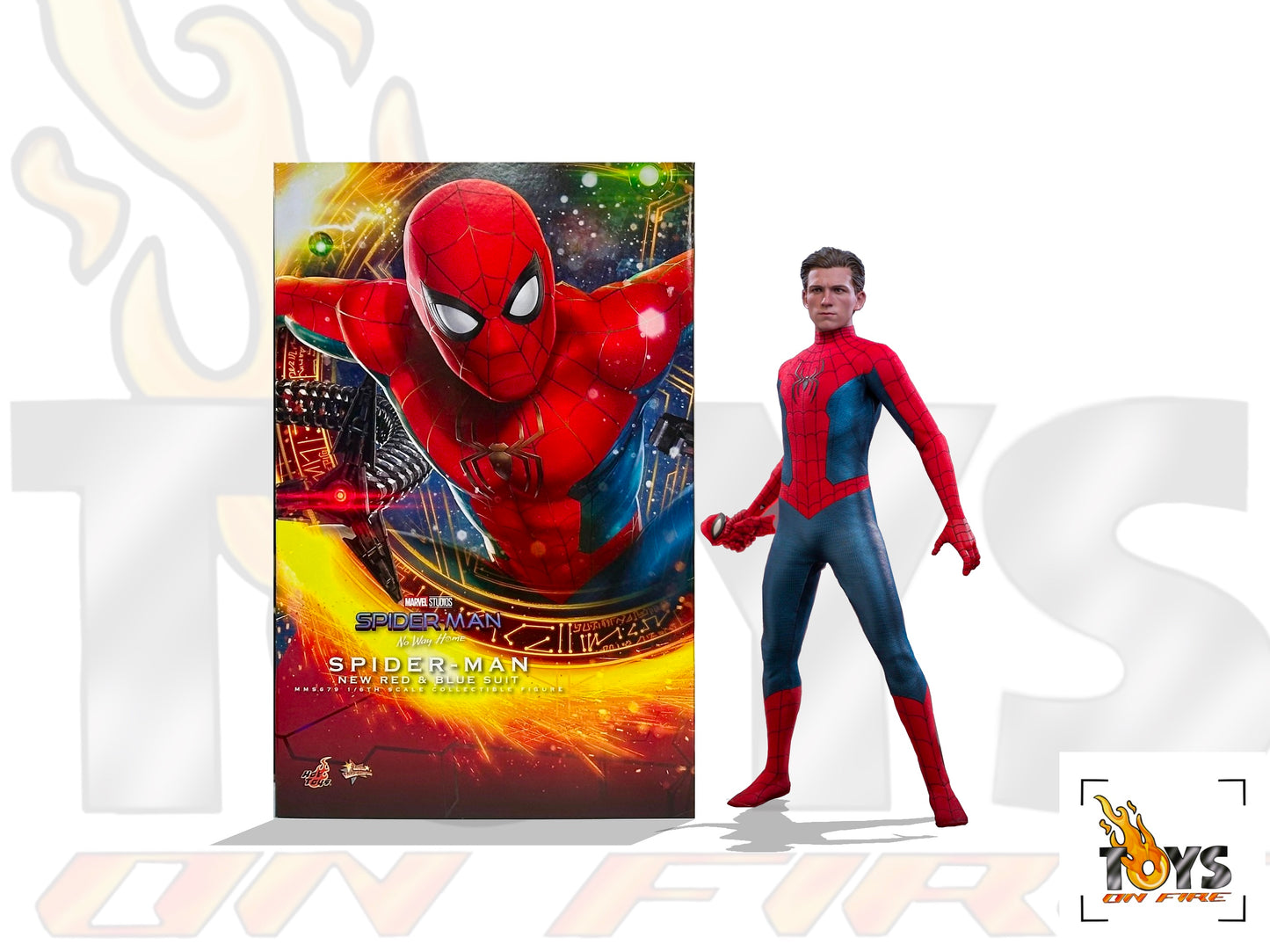 Hot Toys MMS679 NO WAY HOME 1/6 SPIDER-MAN (NEW RED AND BLUE SUIT)