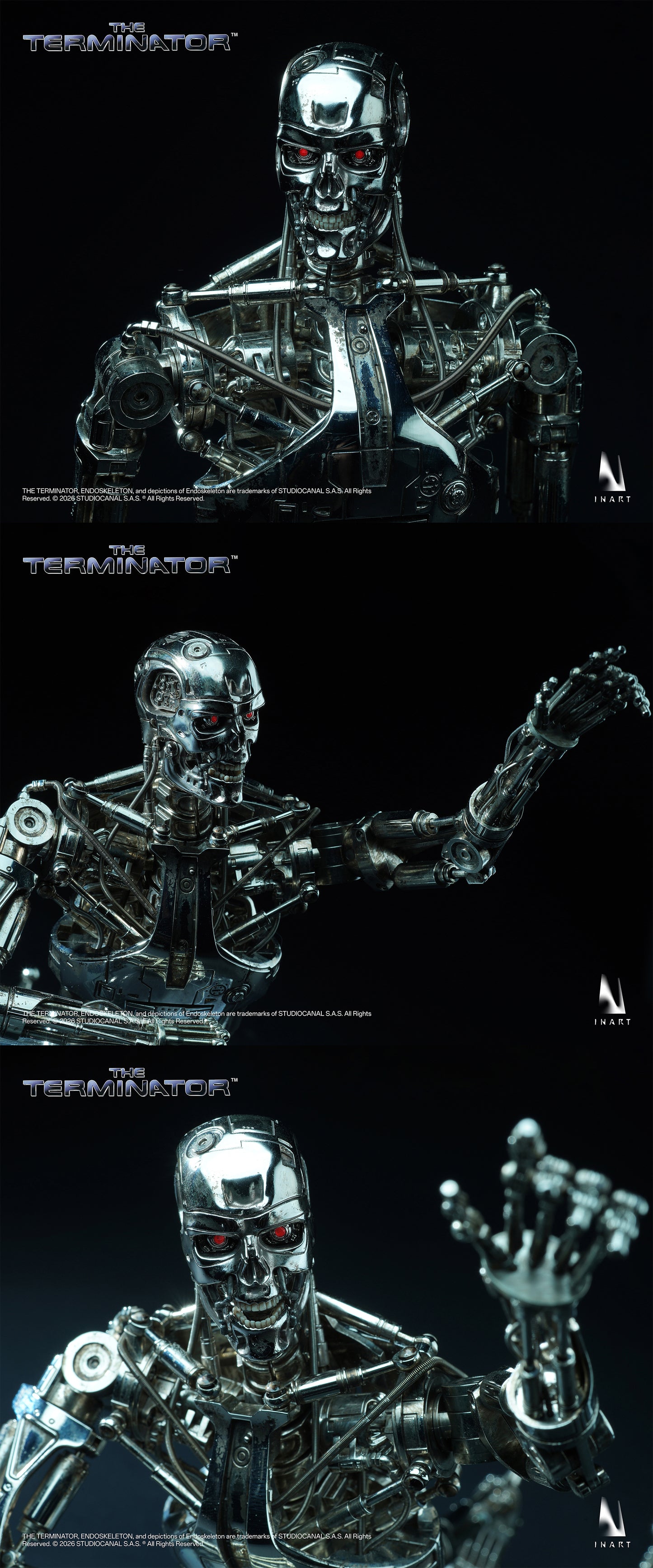 PRE-ORDER INART – The Terminator - T-800 Endoskeleton 1/6 Collectible Figure