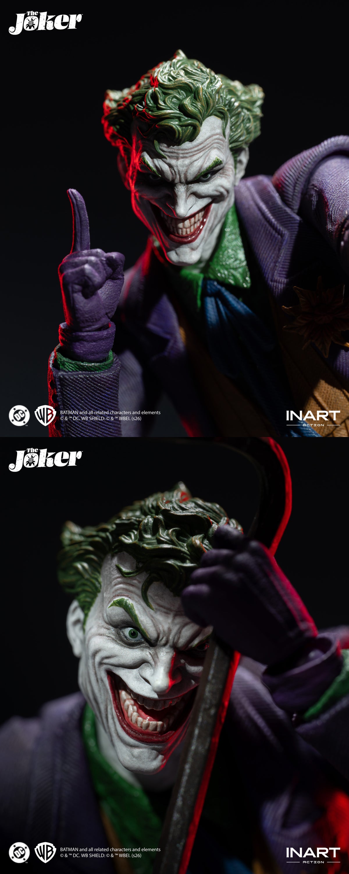 PRE-ORDER INART Action MAG C0005 - The Joker 1/12 Scale Action Figure