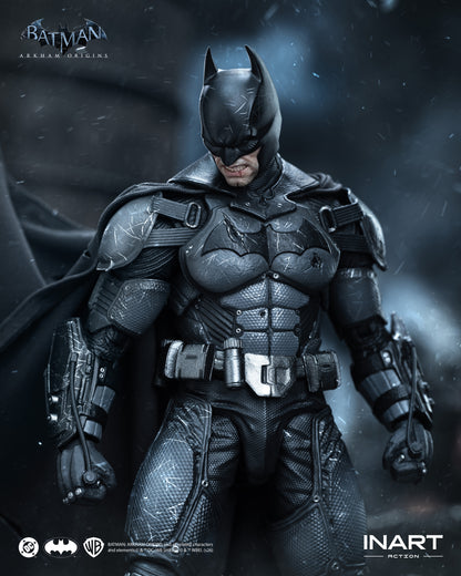 PRE-ORDER INART Action– Batman: Arkham Origins –  Batman (Battle Damaged Version) 1/12 Action Figure