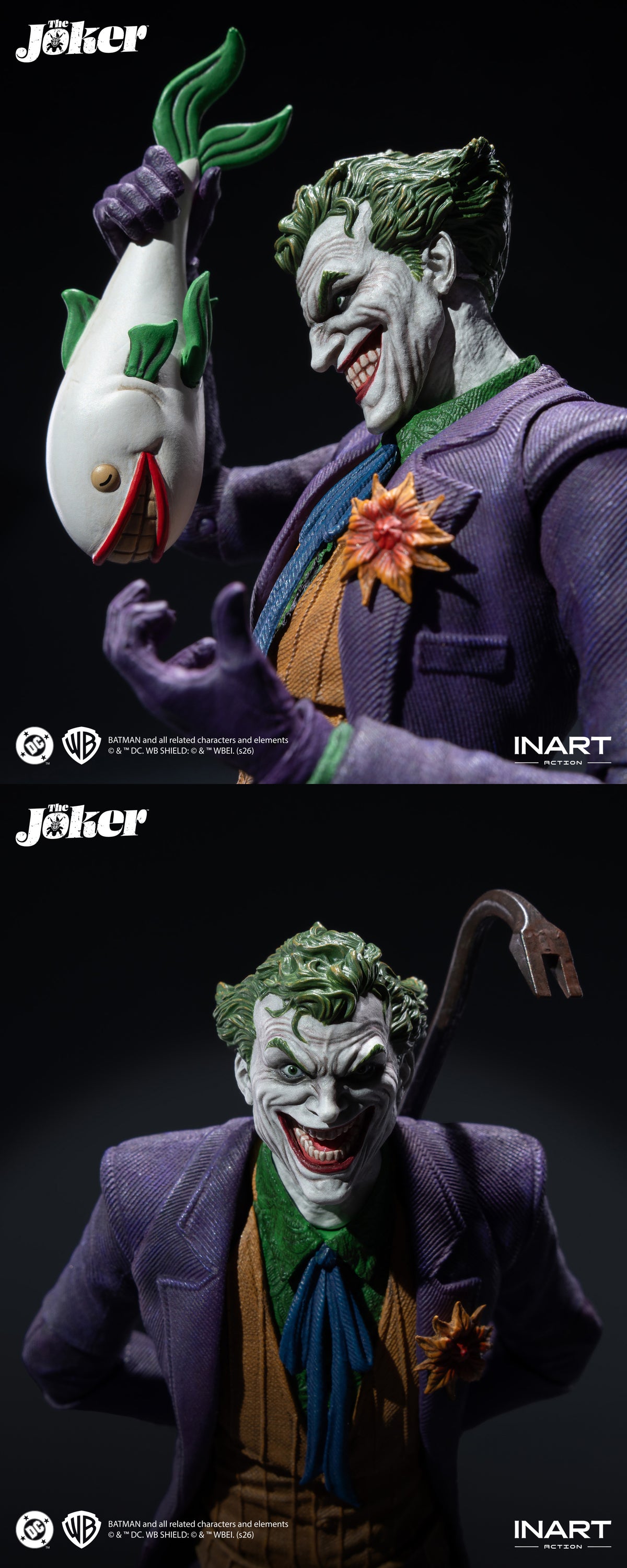 PRE-ORDER INART Action MAG C0005 - The Joker 1/12 Scale Action Figure