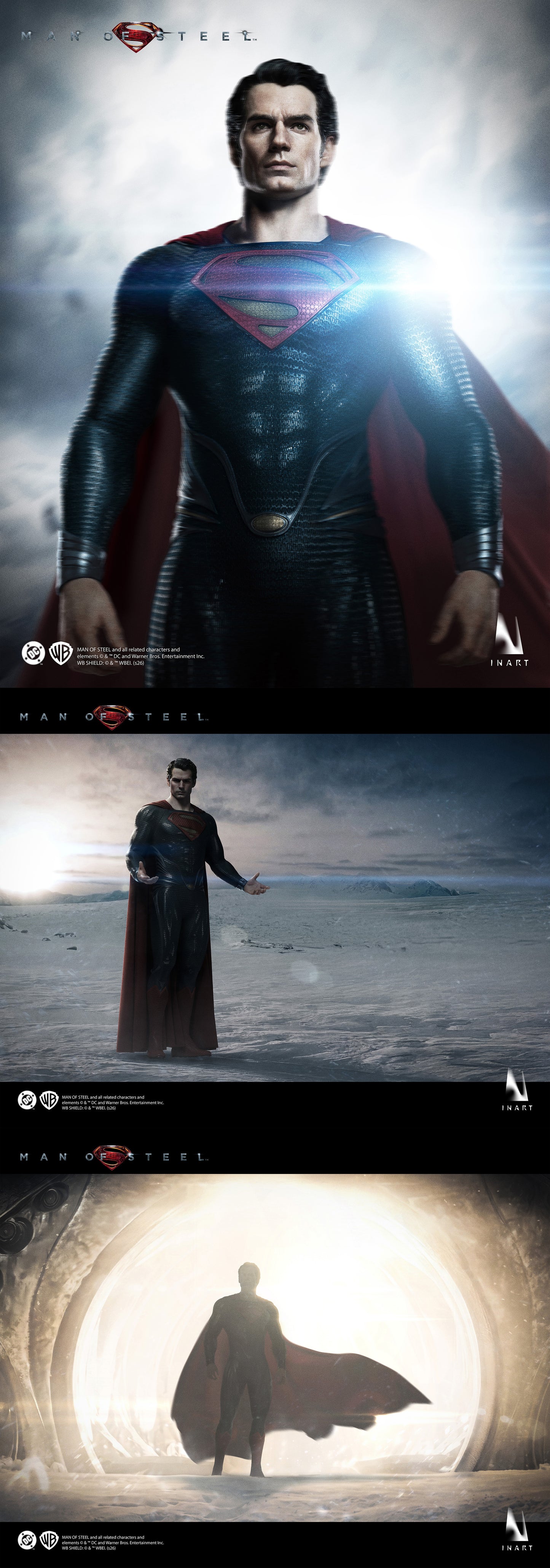 PRE-ORDER INART Ag A042 — Man of Steel - Superman 1/6 Collectible Figure