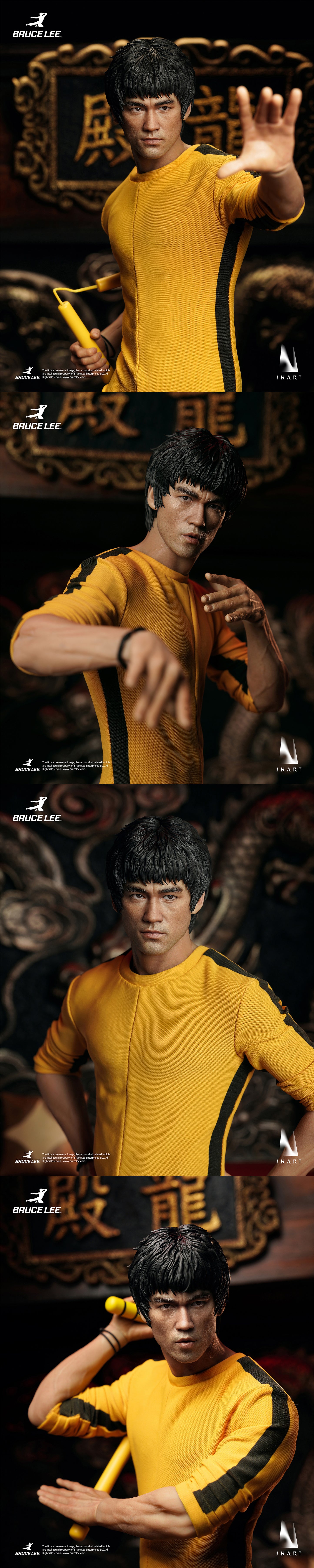 PRE-ORDER INART Gy A043 - Bruce Lee (Yellow Jumpsuit) 1/6 Collectible Figure