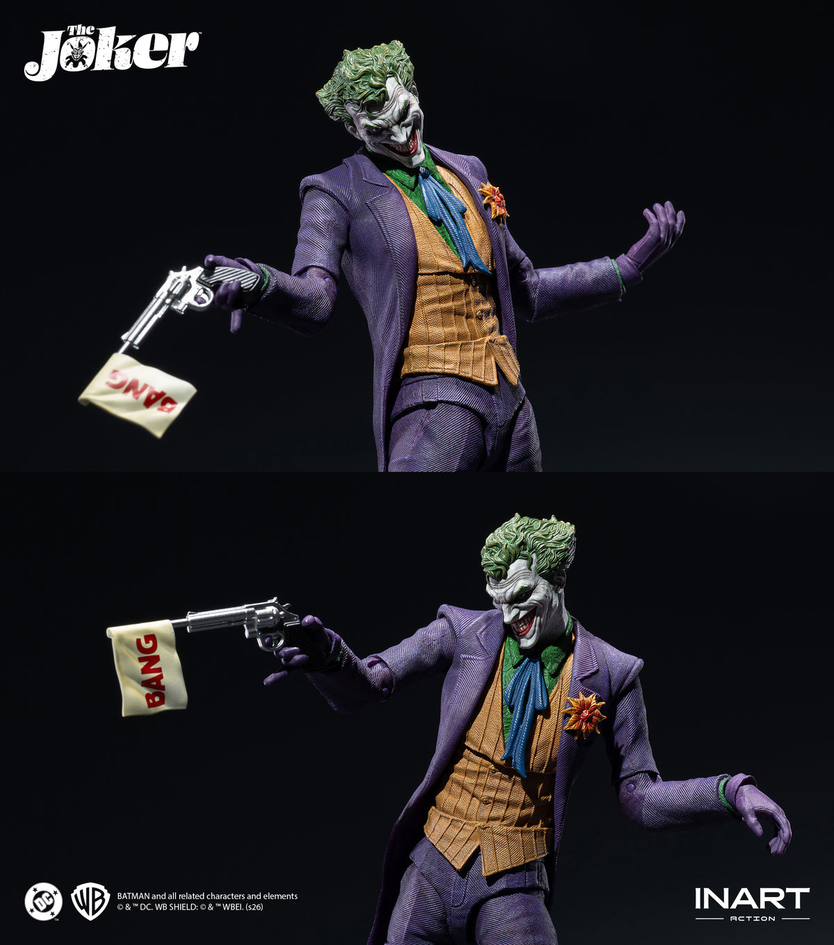 PRE-ORDER INART Action MAG C0005 - The Joker 1/12 Scale Action Figure