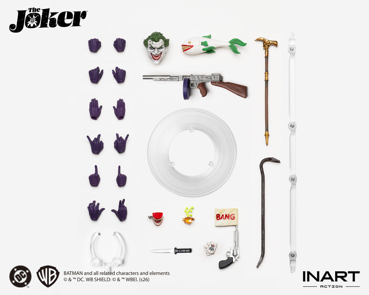 PRE-ORDER INART Action MAG C0005 - The Joker 1/12 Scale Action Figure