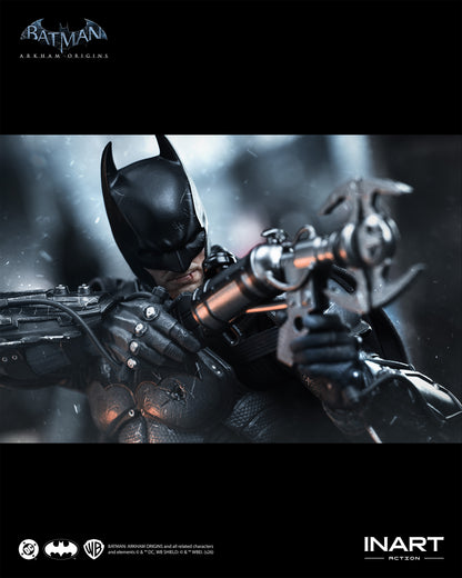 PRE-ORDER INART Action– Batman: Arkham Origins –  Batman (Battle Damaged Version) 1/12 Action Figure