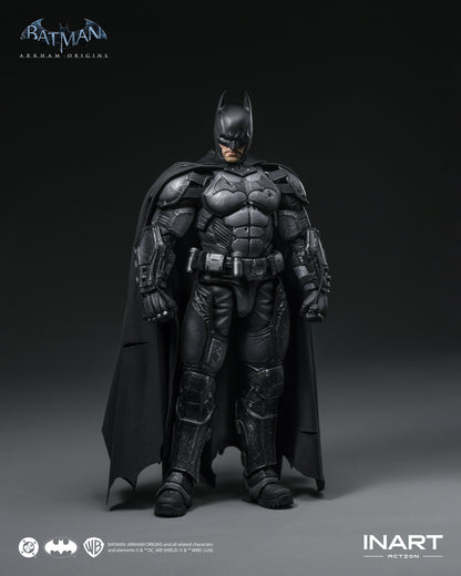PRE-ORDER INART Action– Batman: Arkham Origins –  Batman (Battle Damaged Version) 1/12 Action Figure