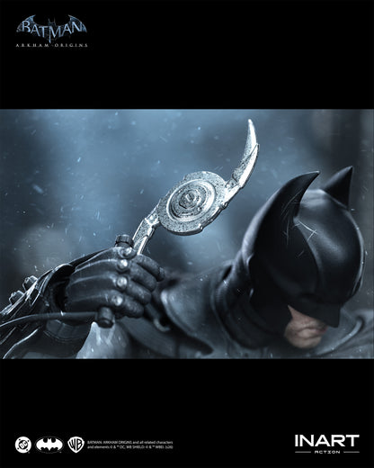 PRE-ORDER INART Action– Batman: Arkham Origins –  Batman (Battle Damaged Version) 1/12 Action Figure