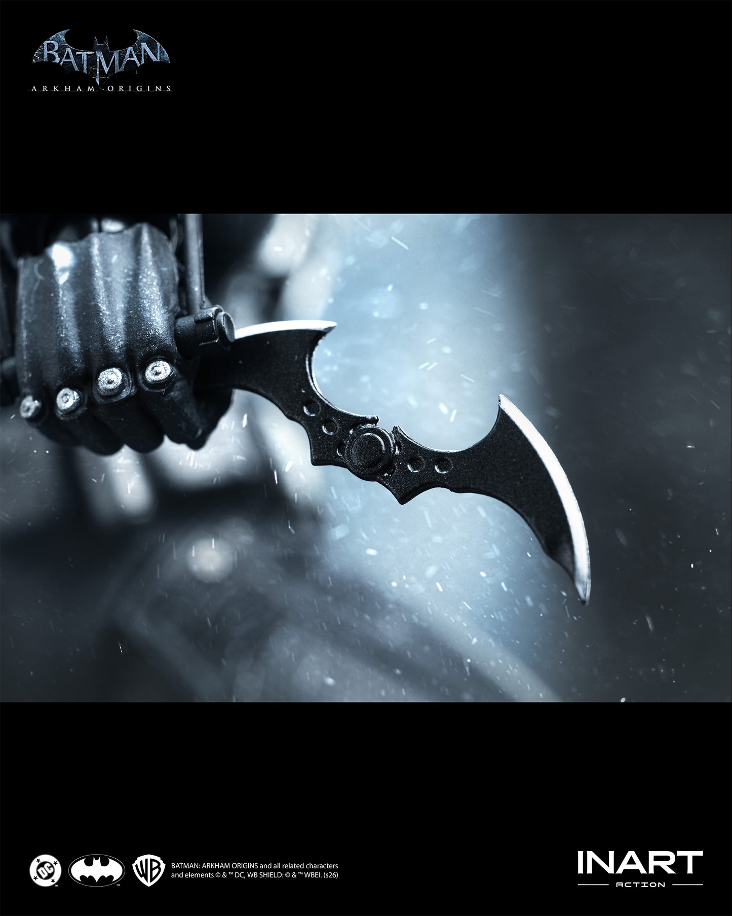 PRE-ORDER INART Action– Batman: Arkham Origins –  Batman (Battle Damaged Version) 1/12 Action Figure