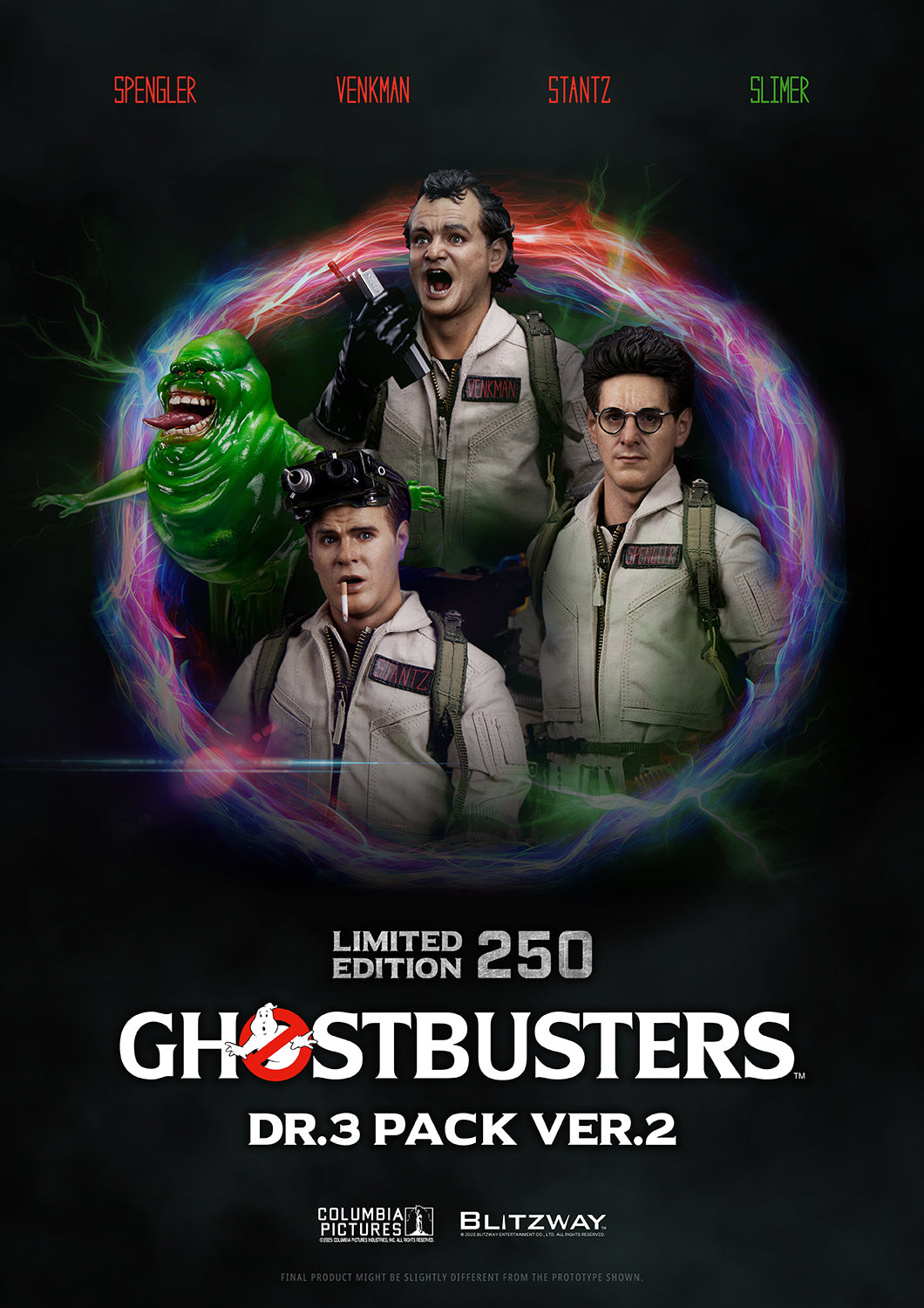 PRE-ORDER BLITZWAY Ghostbusters Dr.3 Pack ver.2 1/6 Scale Action Figure